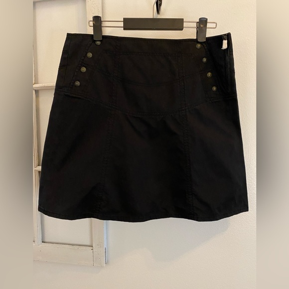 Esprit Dresses & Skirts - Esprit NWT Black Denim A line Skirt with unique button detail Size 12